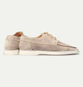 Lace-up Moc Toe Loafers with Contrasting Sole - Slip-on loafers - Photo 3