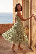 Light Green 3d Polka Dot Applique A-line Midi Skirt - Tulle skirt - Photo 23