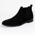 Almond Toe Chelsea Boots with Low Stacked Heel - Photo 2