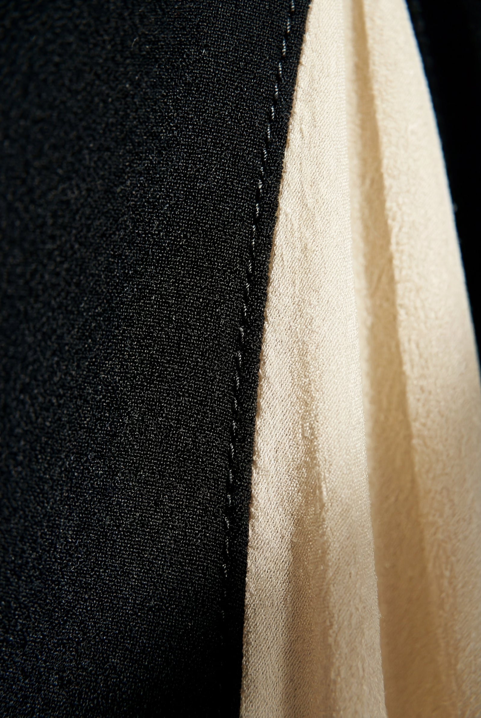 Black Asymmetrical Color-block Black Maxi Dress - Photo 5