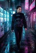 Black Black Buckle Strap Cropped Faux Fur Jacket - Cropped jackets - Photo 4
