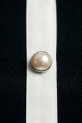 Black Black Contrast Trim Sleeveless Mini Dress with Pearl Buttons - Photo 3