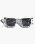 Chunky Square Bold Frame Sunglasses with Wide Temples - Photo 2