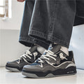 Black Colorblock Chunky Sole Athletic Sneakers - Sports shoes - Photo 7