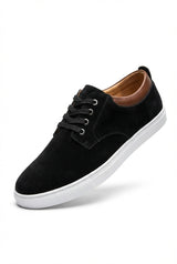 Black Contrast Sole Lace-up Derby Dress Shoes - Lace-up shoes - Photo 1