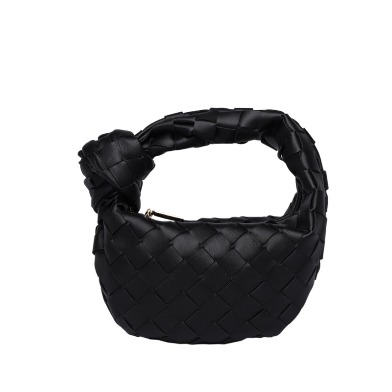 Crescent Mini Bag with Knotted Handle - Mini bags - Photo 4