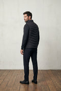 Black Matte Black Quilted Heated Vest with Zip Front - Heated vests - Photo 2