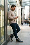 Men's Ankle Boots Stylish in Black — urban lifestyle
