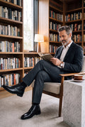 Men's Chukka Boots Sleek Silhouette in Black — secondary lifestyle