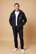 Men's Jacket Waterproof Regular Fit in Black — primary studio
