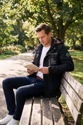 Men's Jacket Waterproof Regular Fit in Black — secondary lifestyle
