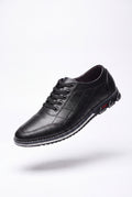 Men's Sneakers Quilted Low Top in Black — primary packshot