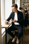 Men's Tracksuit Relaxed Fit in Black — secondary cafe