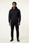 Black Men's Classic Drawstring Hood Regular Fit Pullover Hoodie - Men's hoodie - Photo 8