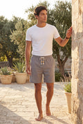 Gray Men's Relaxed-Fit Drawstring Waist Casual Shorts - Photo 20