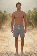 Gray Men's Relaxed-Fit Drawstring Waist Casual Shorts - Photo 21
