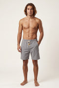 Gray Men's Relaxed-Fit Drawstring Waist Casual Shorts - Photo 6
