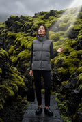 Gray Minimalist Hip-length Padded Bodywarmer Vest - Photo 7