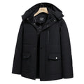 Quilted Hooded Parka Jacket with Storm Placket - Winter jackets - Photo 4