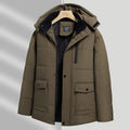 Quilted Hooded Parka Jacket with Storm Placket - Winter jackets - Photo 5