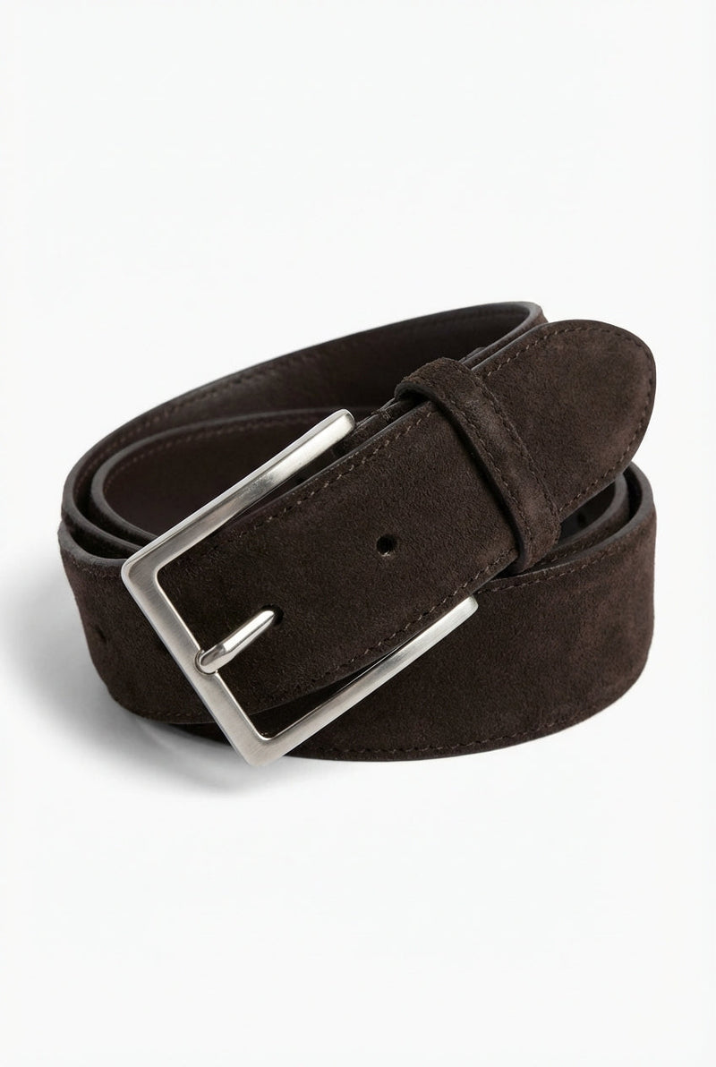 Black Rectangular Buckle Classic Belt - Belts - Photo 1