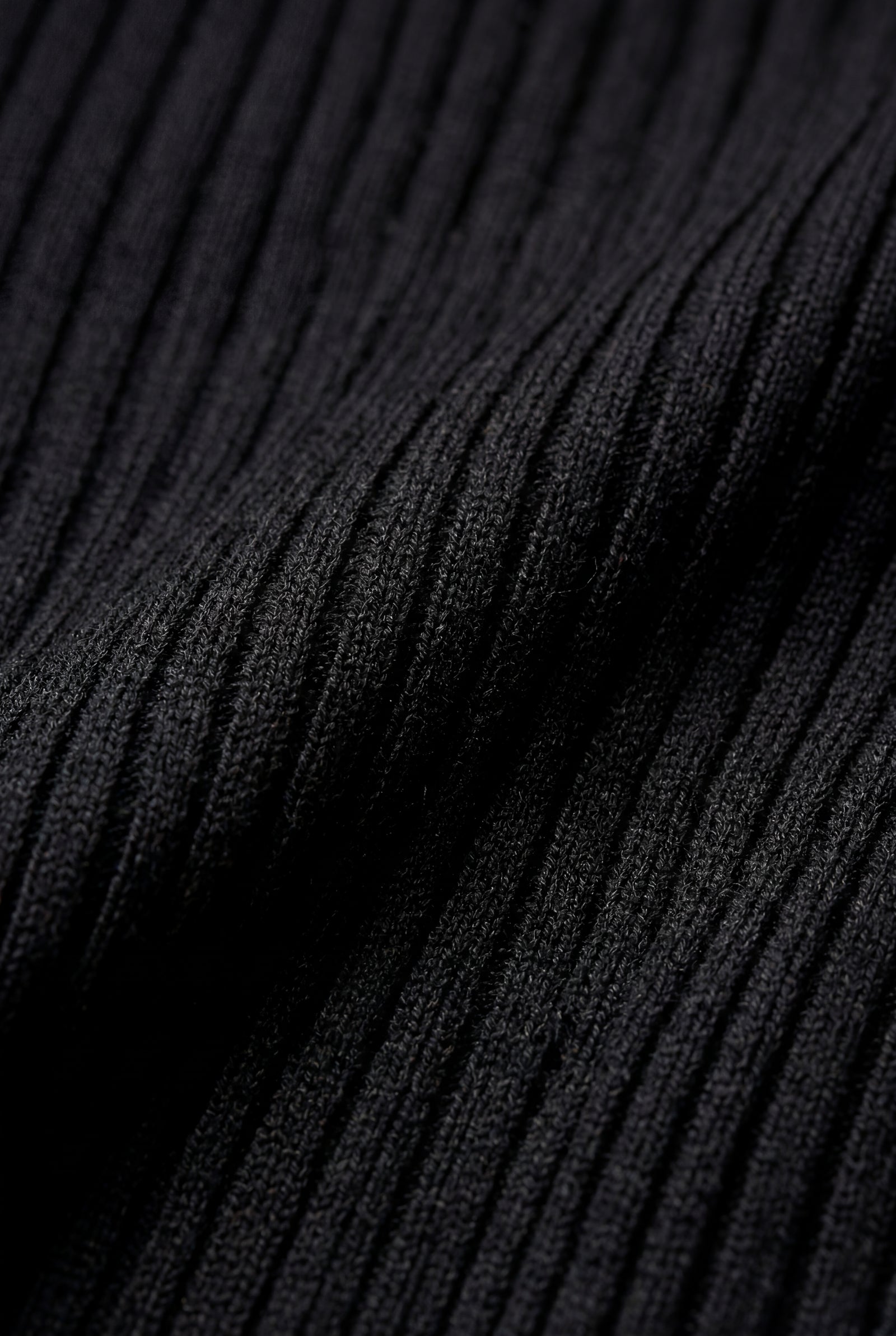 Black Ribbed V-neck Long Sleeve Pullover Sweater - V-neck sweater - Photo 26