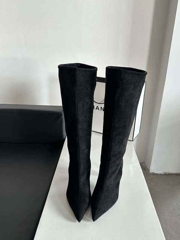 Sleek Pointed Toe Knee High Stiletto Boots - Knee high boots - Photo 3