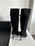 Sleek Pointed Toe Knee High Stiletto Boots - Knee high boots - Photo 4