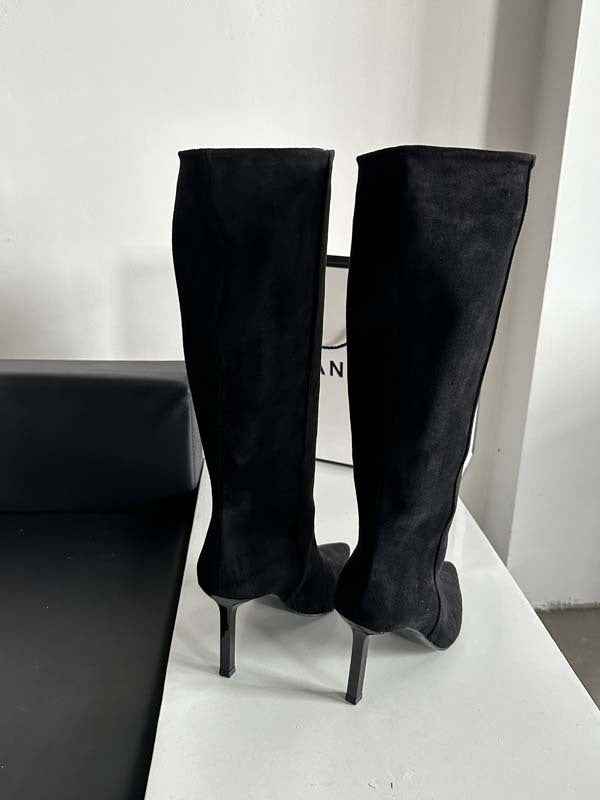 Sleek Pointed Toe Knee High Stiletto Boots - Knee high boots - Photo 4