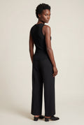 Black Slim Fit Ribbed Crew Neck Tank Top - Tank tops - Photo 5