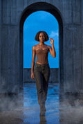 Brown Strapless Structured Boned Corset Top - Corset tops - Photo 10