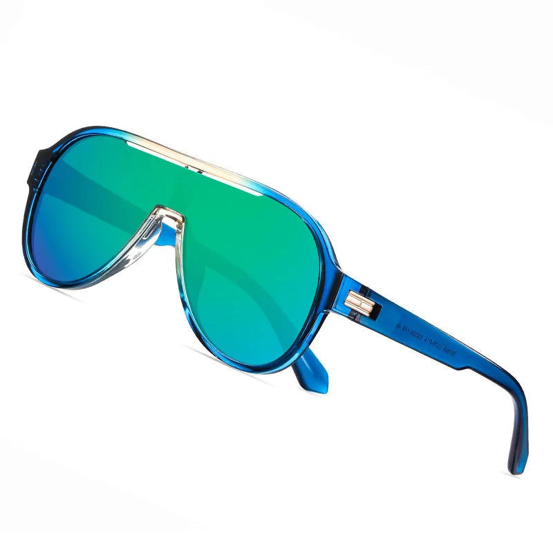 Thick Frame Matte Aviator Sunglasses - Photo 4