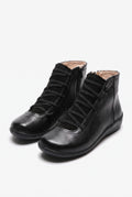 Women's Ankle Boots Lace-Up Waterproof in Black — primary product