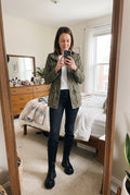 Women's Long Boots Modern in Black — ugc mirrorselfie