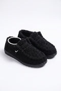 Women's Slippers Teddy Plush in Black — product packshot