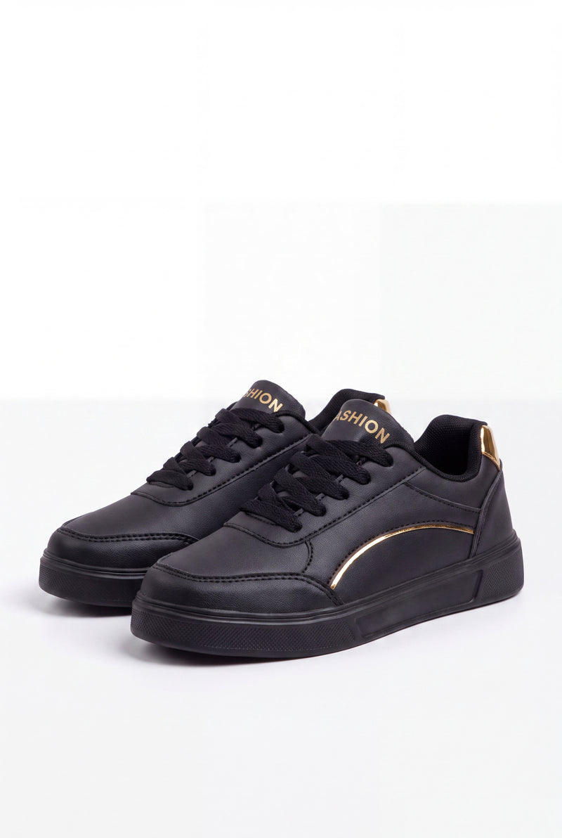 Women's Sneakers Low Top Soft Sole in Black — primary product