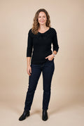 Women's Sweater Bow Detail in Black — studio