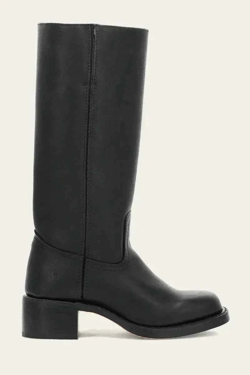 Black Women's Decorative Stitch Mid-Calf Block Heel Western Boots - Photo 4
