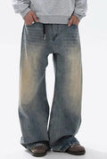 Denim Bootcut Jeans in Blue — detail