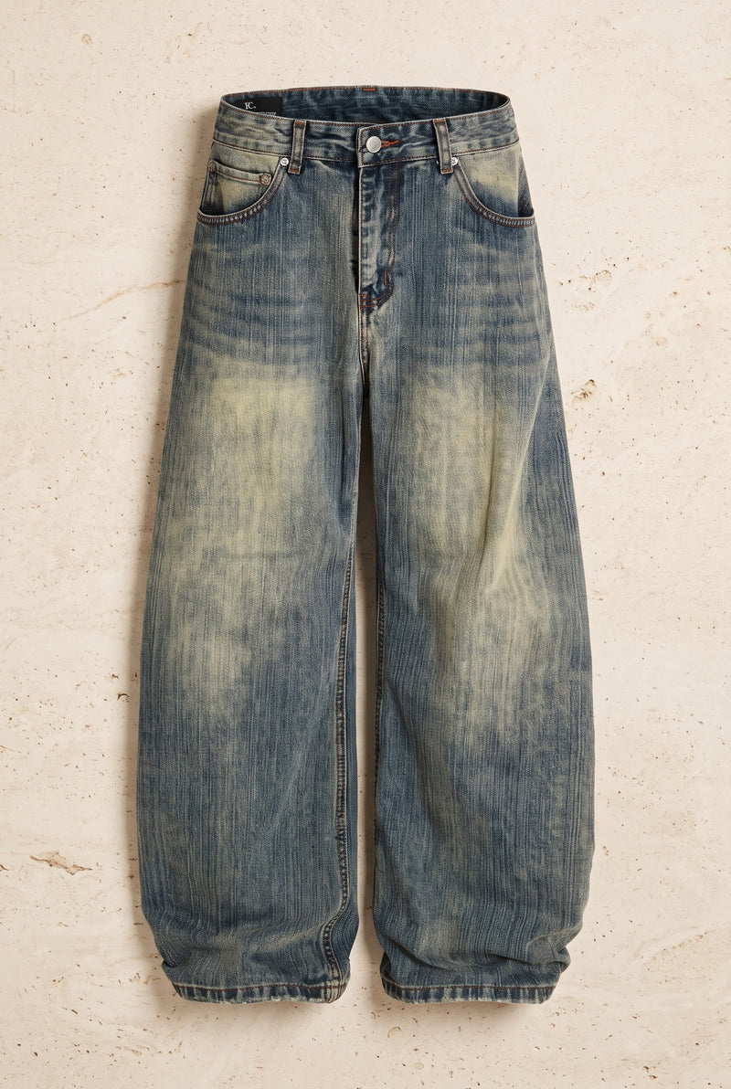 Denim Bootcut Jeans in Blue — Stilenza main image