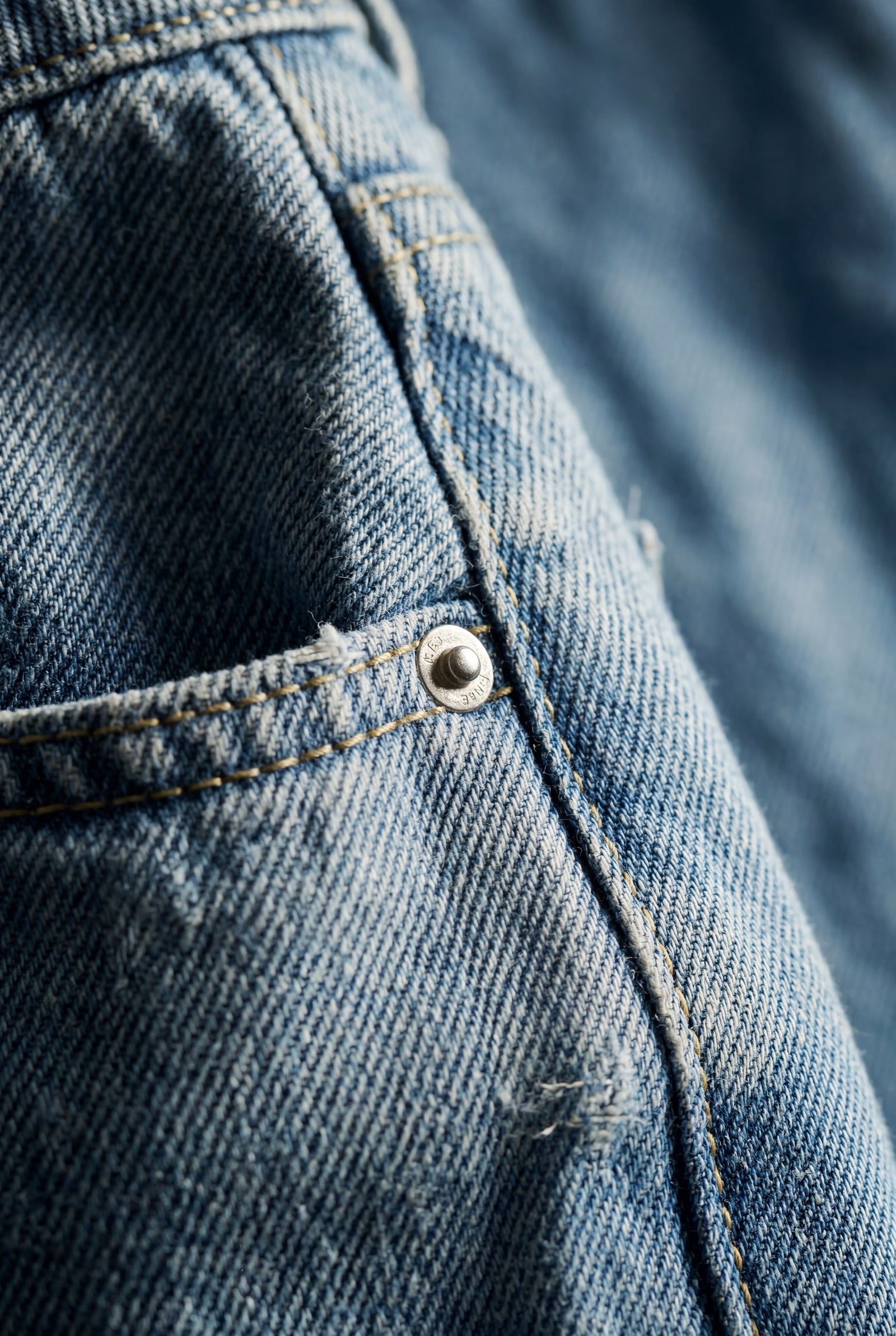 Blue Light Blue High-rise Wide Leg Jeans - Photo 3