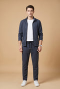 Men's Tracksuit Relaxed Fit in Blue — studio shot
