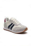 Retro Color-block Lace-up Walking Sneakers - Walking shoes - Photo 2