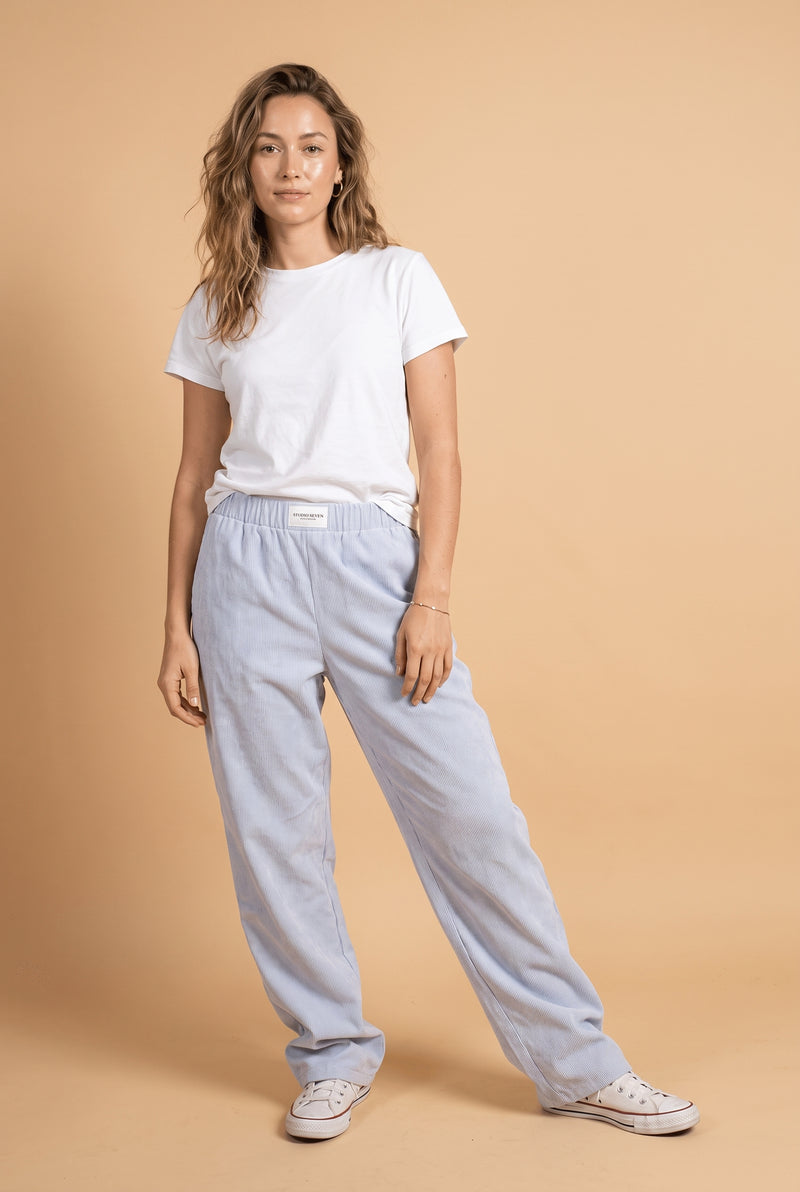 Women's Pants Relaxed Fit in Blue — primary studio