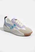 Women's Chunky Sole Colorblock Lace-Up Sneakers - Photo 2