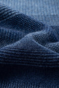 Wool Gradient Stripe Sweater in Blue — studio detail
