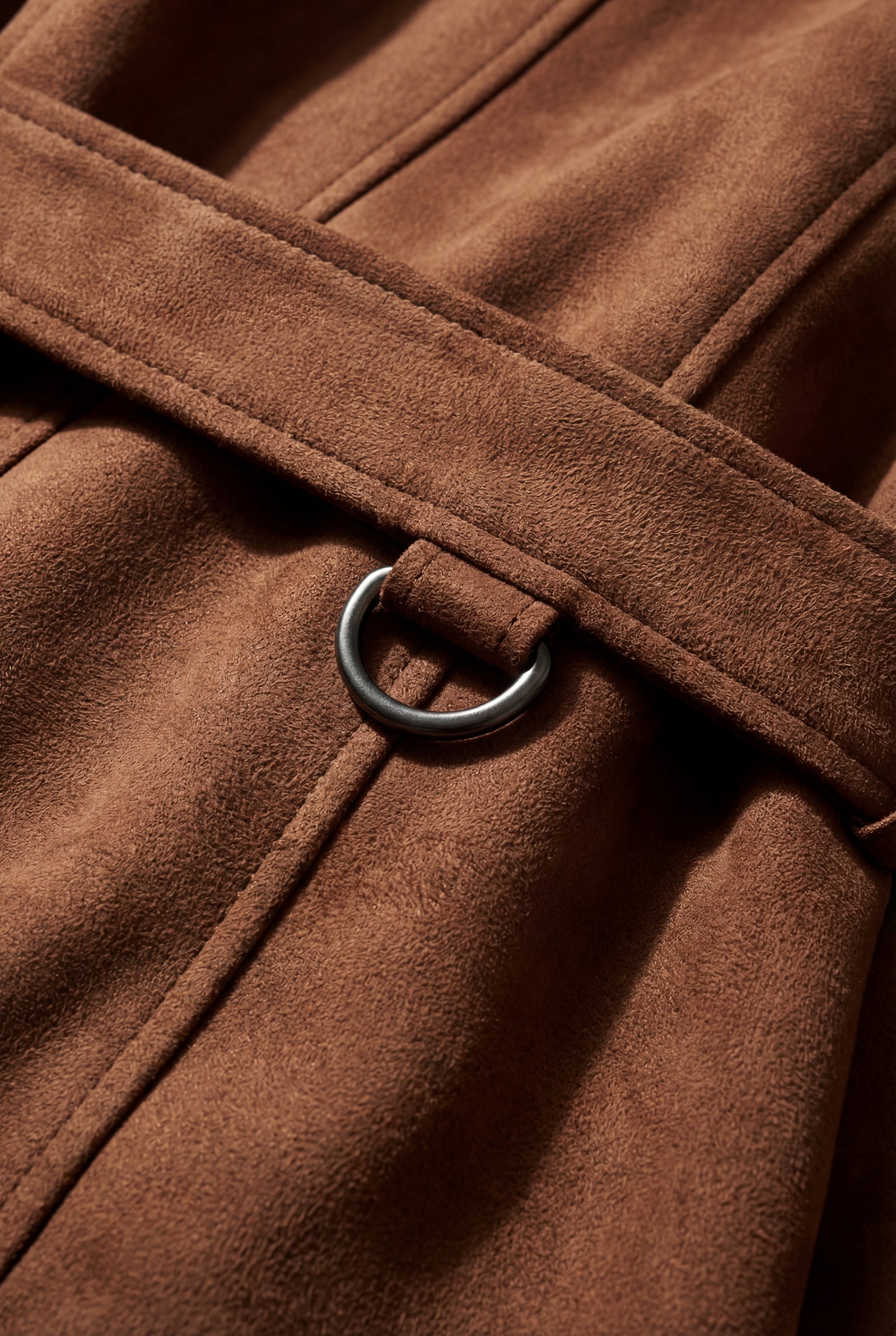 Brown Belted Faux High Waisted Mini Skirt - Photo 5