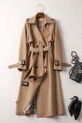 Belted Trench Coat in Brown — Stilenza main image