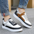 Color-block Low-top Lace-up Sneakers - Smart casual footwear - Photo 7