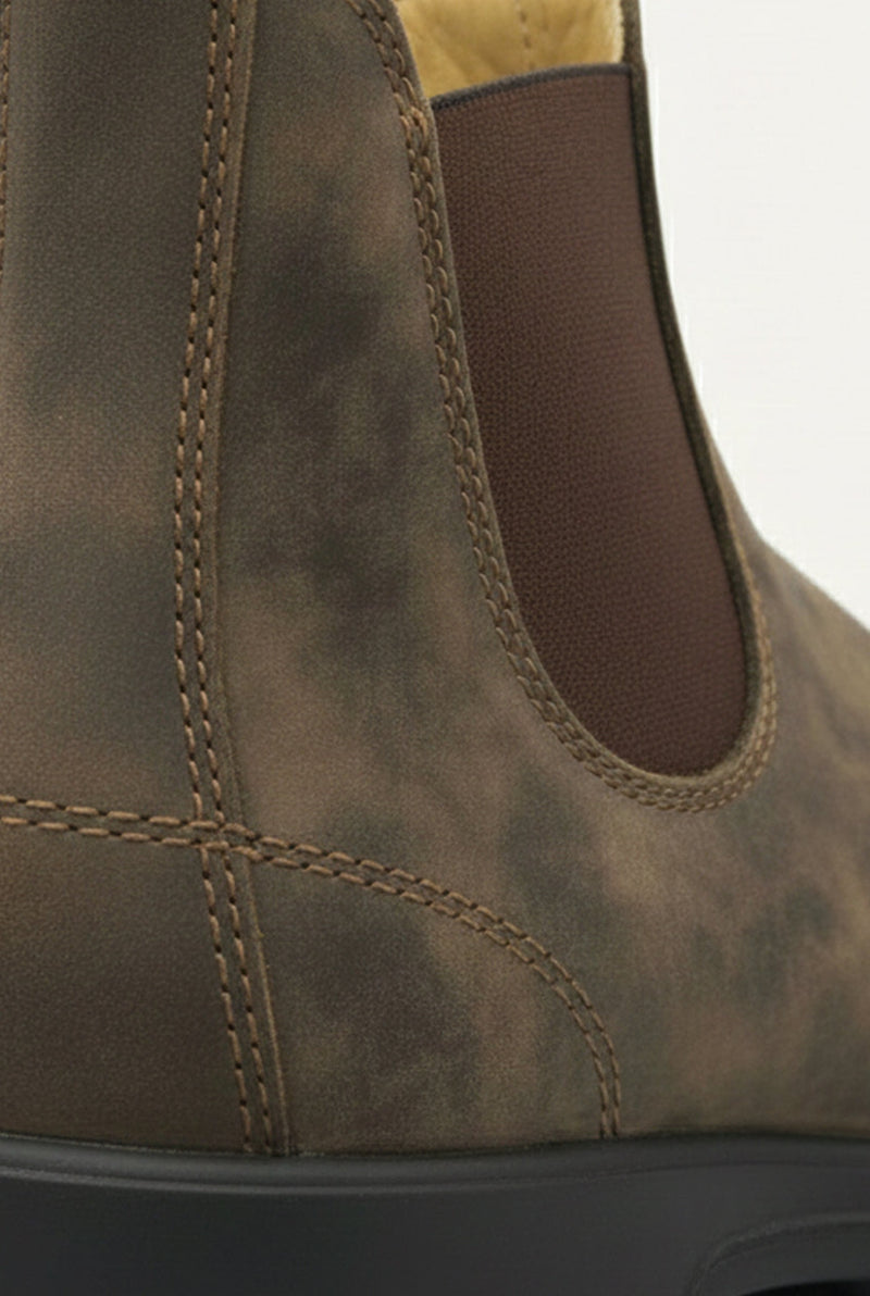 Leather Chelsea Boots in Brown — other